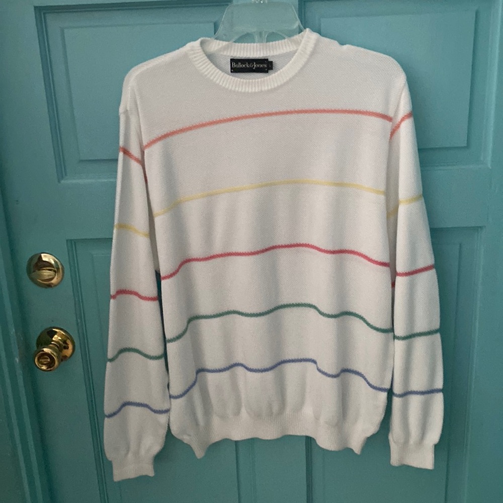Bullock & Jones crew sweater. Light weight. size L # 31